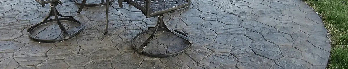 Garden relaxation area with professionally installed stone flooring in St Paul MN